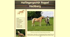 Desktop Screenshot of haflinger-hochberg.de