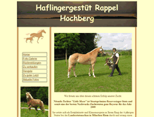 Tablet Screenshot of haflinger-hochberg.de